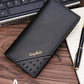 1pc Men's Wallet Long Hand Cash Clip Wallet Large Capacity Card Bag Three Fold Multi Card Slot Wallet PU Wallet Men's Card Sleeve Suit Bag