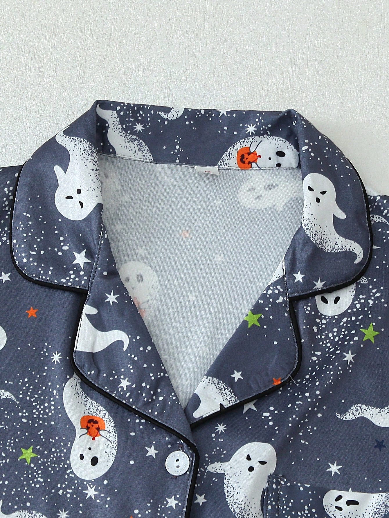 2pcs Ghost Graphic Funny Print Spring