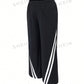 SHEIN Slayr Plus Size Women Contrast Color Print Sweatpants