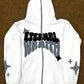 Manfinity EMRG Loose Fit Men's Letter Graphic Hooded Sweatshirt With Fleece Lining