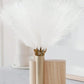 20pcs/10pcs Artificial Reed Grass Boho Christmas Decor Faux Pampas Grass Large Tall Fluffy Artificial Fake Flower Bulrush Reed Grass For Vase Filler Farmhouse Home Kitchen Bohemian Decoration, Room, Wedding Party Decor (White), Christmas Decoration