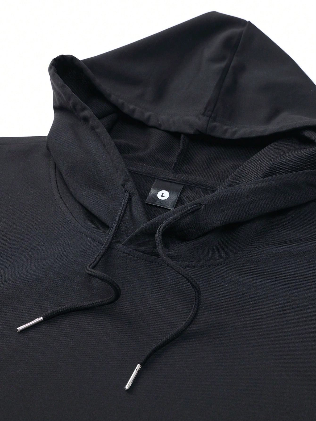 3pcs/Pack Men's Solid Color Basic Casual Hoodies With Pockets, Regular Fit Spring