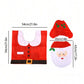 3pcs Christmas Toilet Seat Cover, Snowman Toilet Mat And Tissue Box Cover Set, Home Decor,Christmas