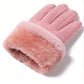 1 Pair Of Ladies Winter Gloves, Thicken Warm Touchscreen, Korean Fashion All-Match Windproof Riding Gloves