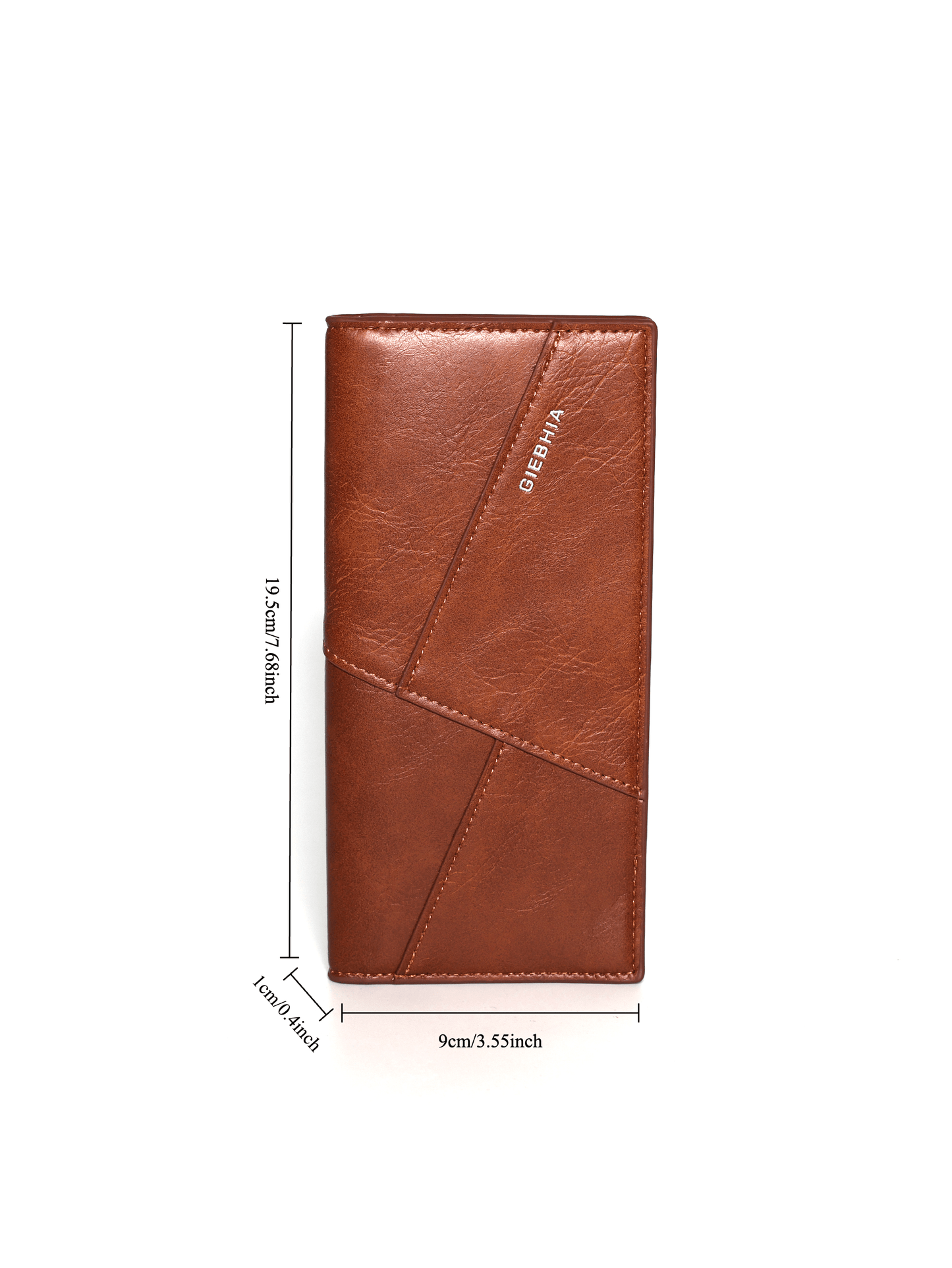 1pc Retro Men Long Wallet, Multifunctional Large Capacity, Fashionable Suit Style, Thin Soft Leather Bifold