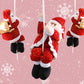 1pc Christmas Rope Climbing Santa, Suitable For Hanging Decorations On Ceilings And Windows In Shopping Malls, Home Window Decorations, Pendants, And Holiday Party Decorations,Christmas