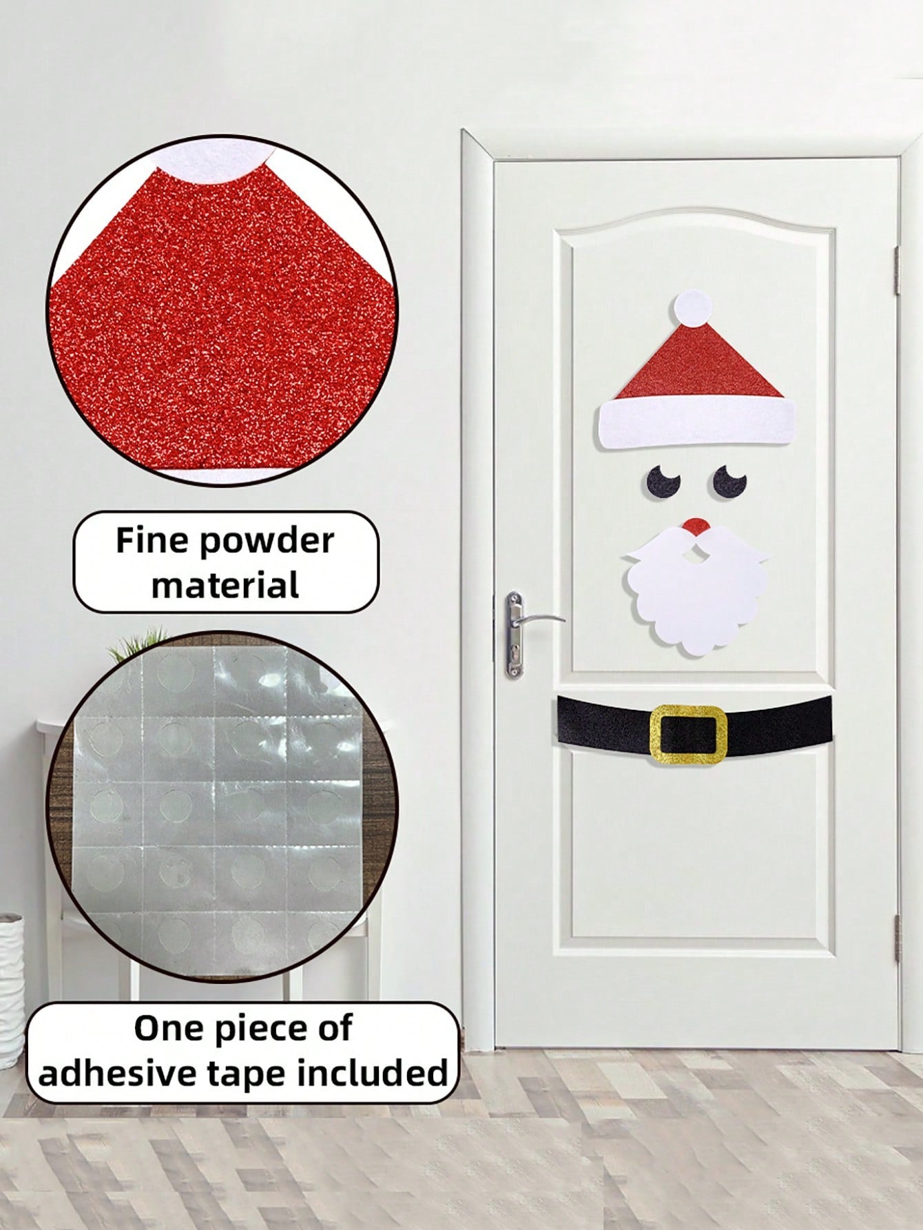 1set Cute Christmas Felt Door