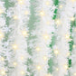 1pc Christmas Snowflake Tinsel Garland, White Garland For Christmas Tree Decoration, Thanksgiving, Theme Party, Hanging Ornaments, Room, Home Decor, Outdoor Garden Yard Decor,Christmas