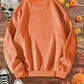 EZwear Halloween Pumpkin Maple Leaf Butterfly Mix Printed Plus Size Round Neck Sweatshirt