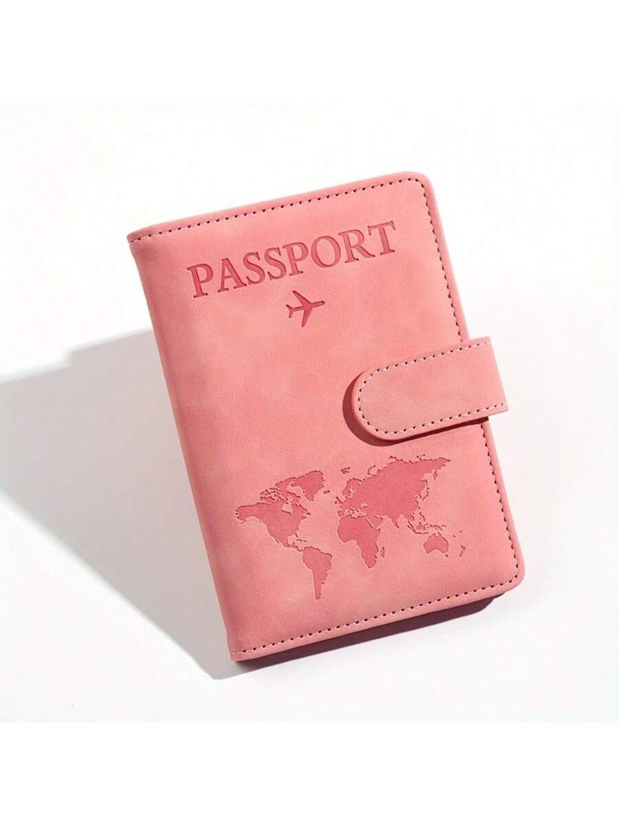 Leather RFID Passport Holder, Multi-Card Slots Multifunctional Passport Cover