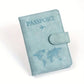 Leather RFID Passport Holder, Multi-Card Slots Multifunctional Passport Cover