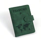 Leather RFID Passport Holder, Multi-Card Slots Multifunctional Passport Cover