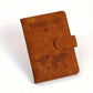 Leather RFID Passport Holder, Multi-Card Slots Multifunctional Passport Cover