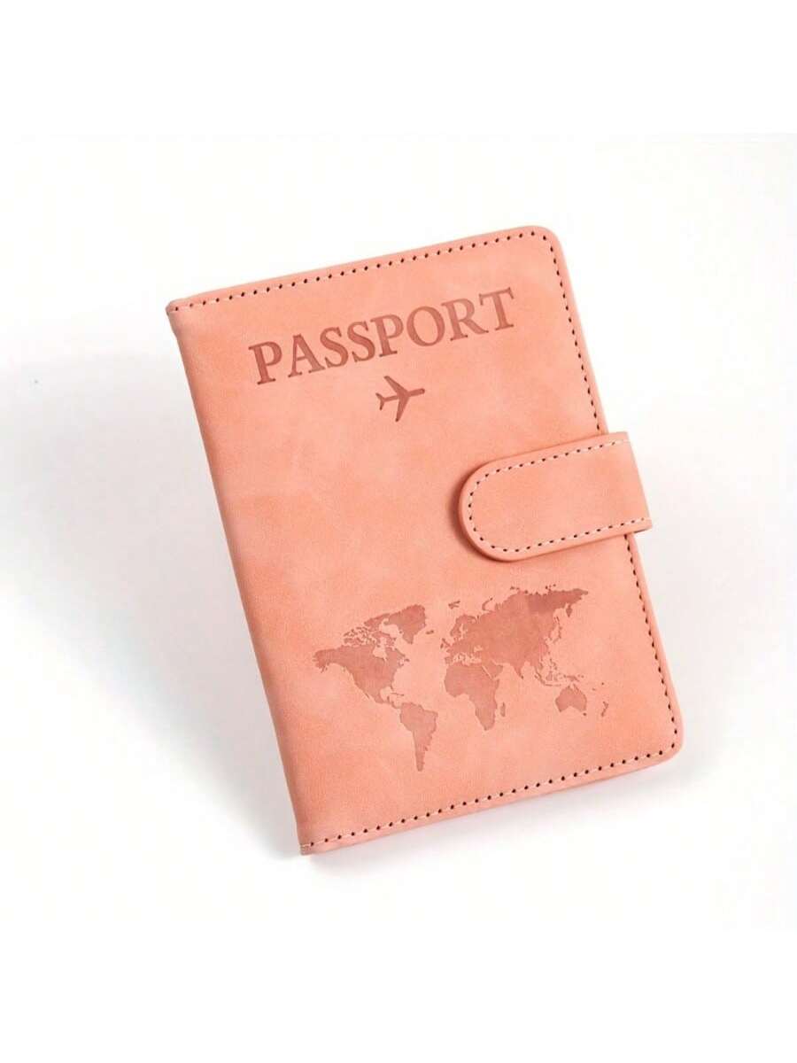 Leather RFID Passport Holder, Multi-Card Slots Multifunctional Passport Cover