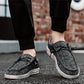 Men's Large Size 39-48 Loafers, Breathable Lightweight Canvas Shoes, Outdoor Walking Shoes, Casual Comfortable Athletic Shoes, Slip-On Casual Shoes, Lightweight Retro Flat Shoes, Lace-Up Casual Sneakers