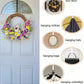 1Pc/3Pcs/4pcs/6Pcs Wreath Hanger, Front Door Wreath Hanger, Indoor Wreath Hanger, Christmas Decoration, Christmas Wreath, Easter Spring Halloween Wreath Decoration, Metal Hanger, Sundry Hanger, Doorway Decoration Hook,Christmas