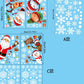 1set Christmas Decorations, Winter Glass Window Stickers, Christmas Window Stickers, Snowflake Christmas Decorations, Holiday Window Stickers, Winter Decorations, Suitable For Cafes And Shops