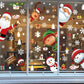 1set Christmas Decorations, Winter Glass Window Stickers, Christmas Window Stickers, Snowflake Christmas Decorations, Holiday Window Stickers, Winter Decorations, Suitable For Cafes And Shops