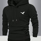 Regular Fit Men Spring Autumn Long Sleeve Hoodie With Pockets, Graphic Print Casual Sports Pullover