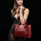 New Crocodile Pattern Large Handbag Square Bag Ladies Tote Bag With Accessories