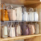 1pc Clear Closet Bag Storage Handbag Purse Bag Dividers Rack, Detachable Cupboard Shelf, Practical Book Dividers, Suitable For Closet, Bathroom, Office, L Organizer Storage Shelves, Space Saving Storage Organizer For Home, Dorm, Office