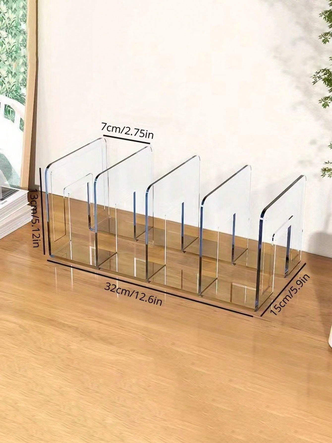 1pc Clear Closet Bag Storage Handbag Purse Bag Dividers Rack, Detachable Cupboard Shelf, Practical Book Dividers, Suitable For Closet, Bathroom, Office, L Organizer Storage Shelves, Space Saving Storage Organizer For Home, Dorm, Office