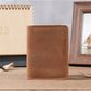 Men's Leather Card Holder Wallet, Vintage Cowhide Leather Driving License Holder, Multi-Card Slots Wallet