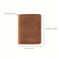 Men's Leather Card Holder Wallet, Vintage Cowhide Leather Driving License Holder, Multi-Card Slots Wallet