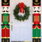 2pcs/Pack Red Green Nutcracker Soldier Banner, 30*180cm Polyester Christmas Door Couplet, Merry Christmas Decorations For Home 2024 Xmas Hanging Ornaments Door Decor Navidad Noel Gifts New Year 2025,Christmas