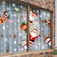 80PCS Christmas Decorations - Christmas Window Clings Christmas Decorations Indoor Christmas Decorations Clearance Snowflakes Christmas Window Decorations Stickers For Home Office Classroom