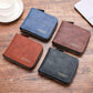 1pc Men's New Multi-Slot Multi-Function European And American Business  Influencer Series Short Zipper Wallet