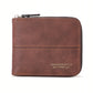 1pc Men's New Multi-Slot Multi-Function European And American Business  Influencer Series Short Zipper Wallet