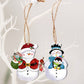 24pcs Christmas Tree Pendant Merry Christmas Decorations For Home Xmas Navidad Snowman Winter Decor 2024 Noel Kerst Natal Christmas Gift Supplies,Christmas