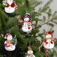 24pcs Christmas Tree Pendant Merry Christmas Decorations For Home Xmas Navidad Snowman Winter Decor 2024 Noel Kerst Natal Christmas Gift Supplies,Christmas