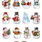 24pcs Christmas Tree Pendant Merry Christmas Decorations For Home Xmas Navidad Snowman Winter Decor 2024 Noel Kerst Natal Christmas Gift Supplies,Christmas