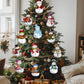 24pcs Christmas Tree Pendant Merry Christmas Decorations For Home Xmas Navidad Snowman Winter Decor 2024 Noel Kerst Natal Christmas Gift Supplies,Christmas