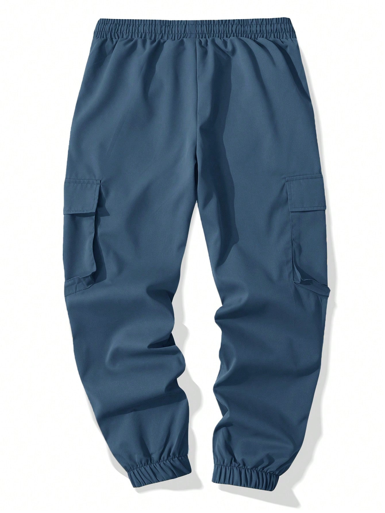 Men's New Cargo Long Pants With Multiple Pockets Elastic Cuffs Casual Outdoor Trousers