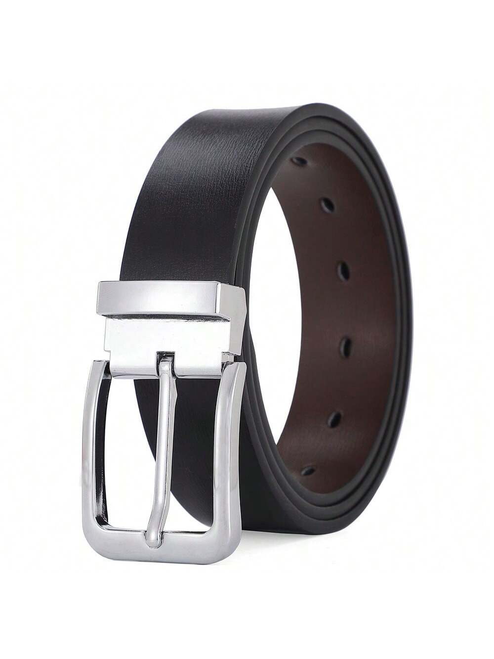 Pin Buckle Men's Leather Belt High Quality Luxury Designer Belt For Men Decorative Jeans Waist Belt Male Black/Brown 3.2cm Width