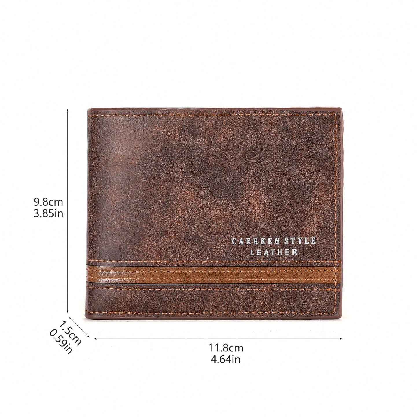 1pc Stylish Men's Multi-Card Slots Compact Casual Leather Wallet, Modern Design