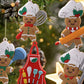 12pcs Christmas Decoration Hanging Ornaments, Gingerbread Man Christmas Tree Accessories,Christmas