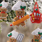 12pcs Christmas Decoration Hanging Ornaments, Gingerbread Man Christmas Tree Accessories,Christmas