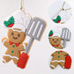 12pcs Christmas Decoration Hanging Ornaments, Gingerbread Man Christmas Tree Accessories,Christmas