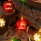 1pc 78.7in Christmas Tree Decoration Ball String Lights, Holiday Atmosphere Decor For Home, Staircase, Fireplace, Indoor