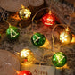 1pc 78.7in Christmas Tree Decoration Ball String Lights, Holiday Atmosphere Decor For Home, Staircase, Fireplace, Indoor