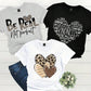 LUNE 3pcs Set Summer Casual English Letter And Heart Print T-Shirts, Short Sleeve Round Neck Graphic Tees Women Tops