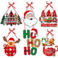 1pc Christmas Party Door Hanging Decor, Santa Claus