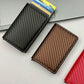 Men's Metal Auto Pop-Up RFID Blocking Credit Card Holder Wallet Multifunctional Card Case