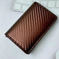 Men's Metal Auto Pop-Up RFID Blocking Credit Card Holder Wallet Multifunctional Card Case