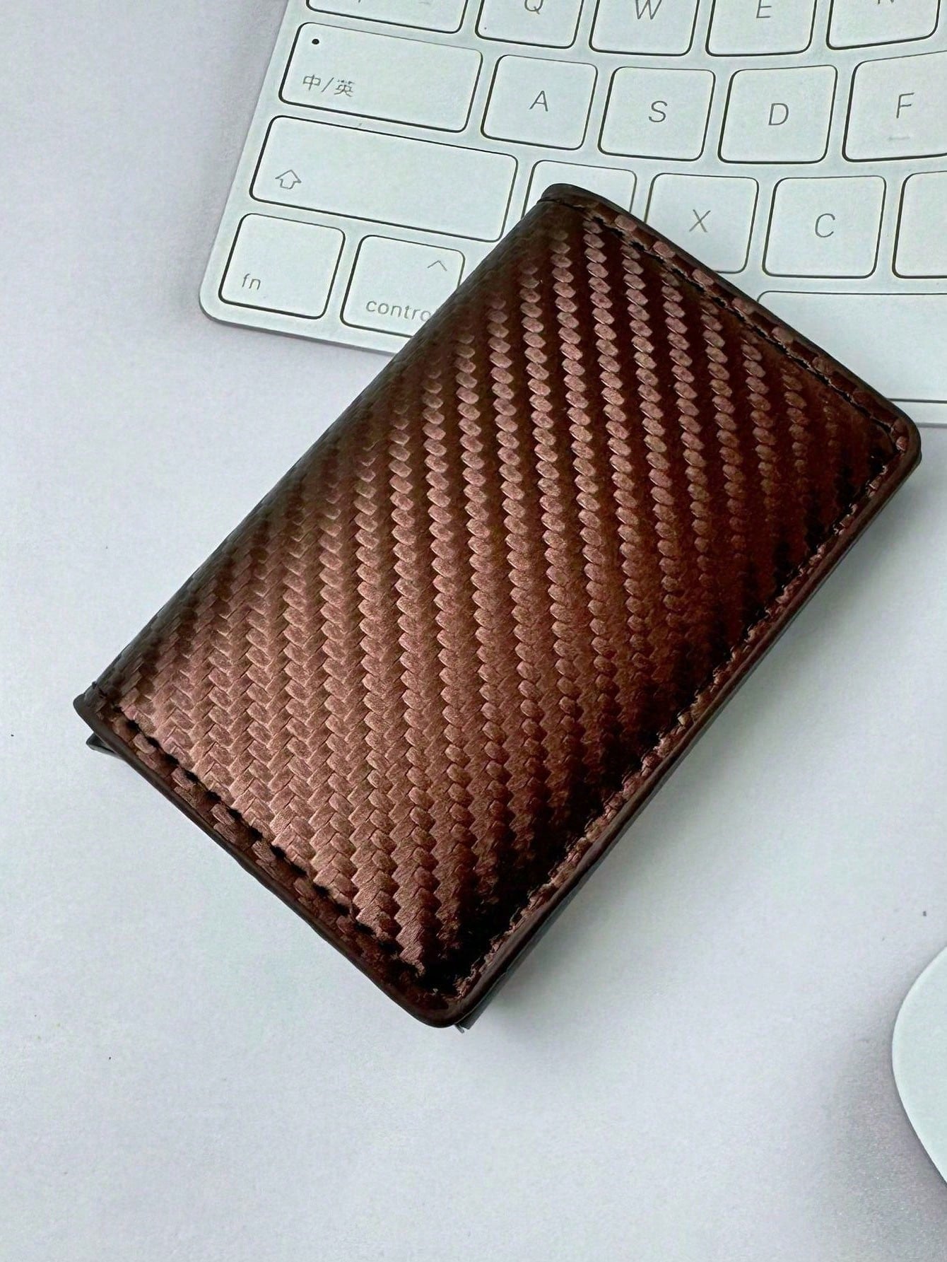 Men's Metal Auto Pop-Up RFID Blocking Credit Card Holder Wallet Multifunctional Card Case