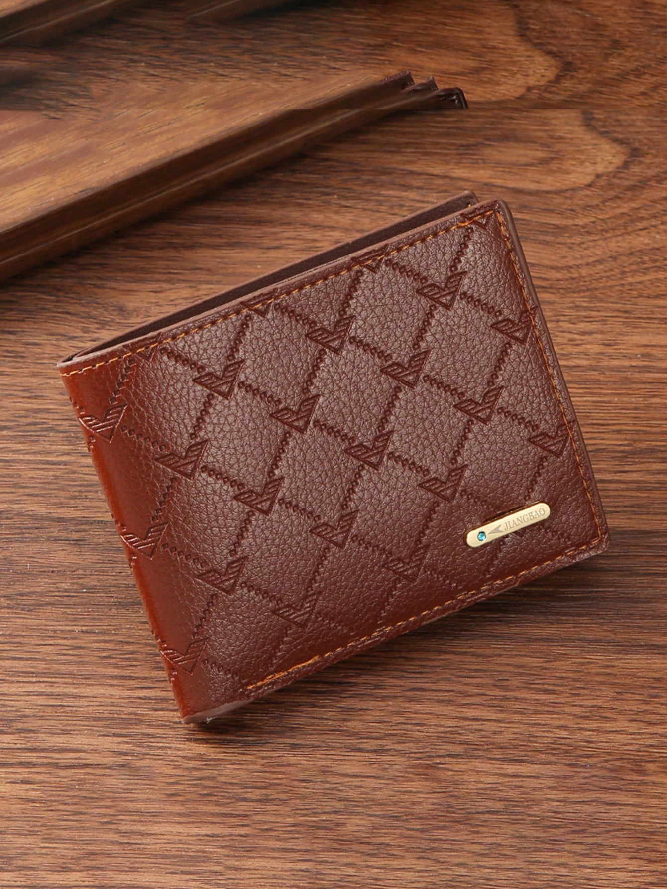 1pc Men's PU Leather Wallet, Large Capacity And Multiple Card Slots, Can Store Large Bills, Simple Coin Pocket, Credit Card, Bank Card, ID Card Photo Slot, Business Casual Style, An Ideal Gift For Men's Birthday Or Partner